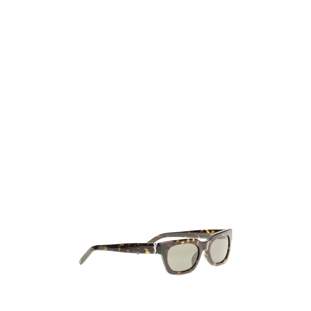 Saint Laurent M175 Wellington Sunglasses — Brown Acetate & Cassandre | Women