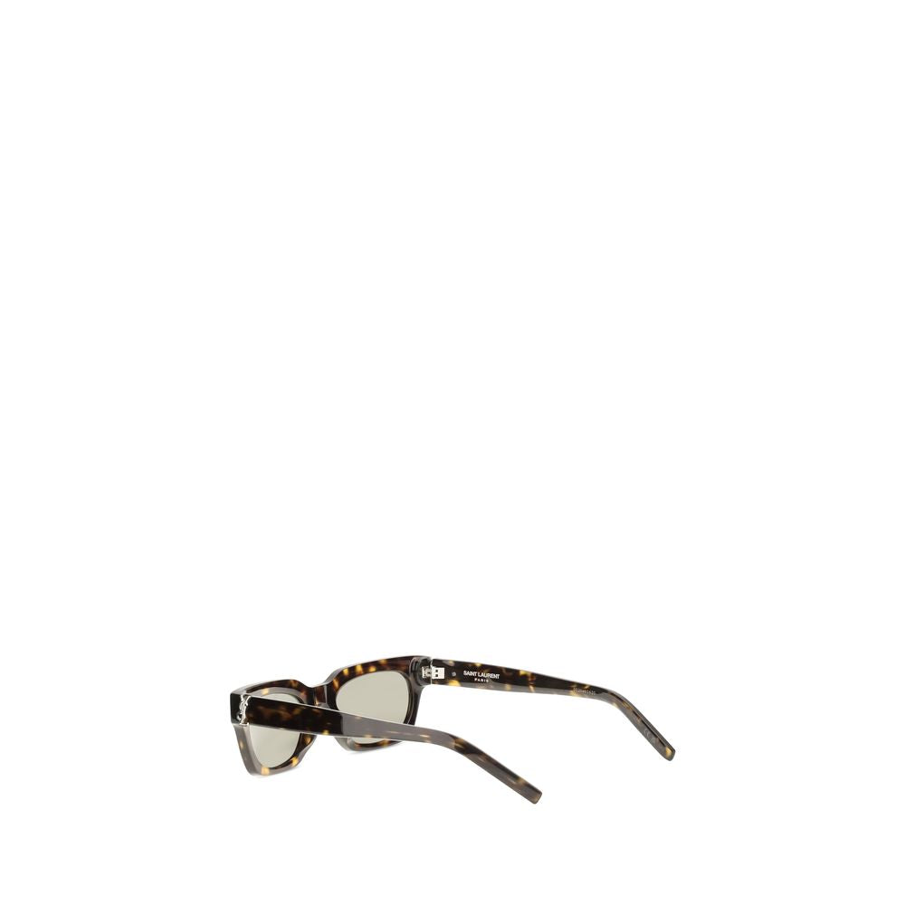 Saint Laurent M175 Wellington Sunglasses — Brown Acetate & Cassandre | Women