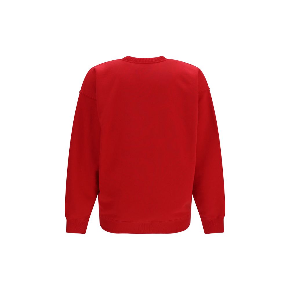 Saint Laurent Paris Embroidered Cotton Sweatshirt — Multicolor | Women