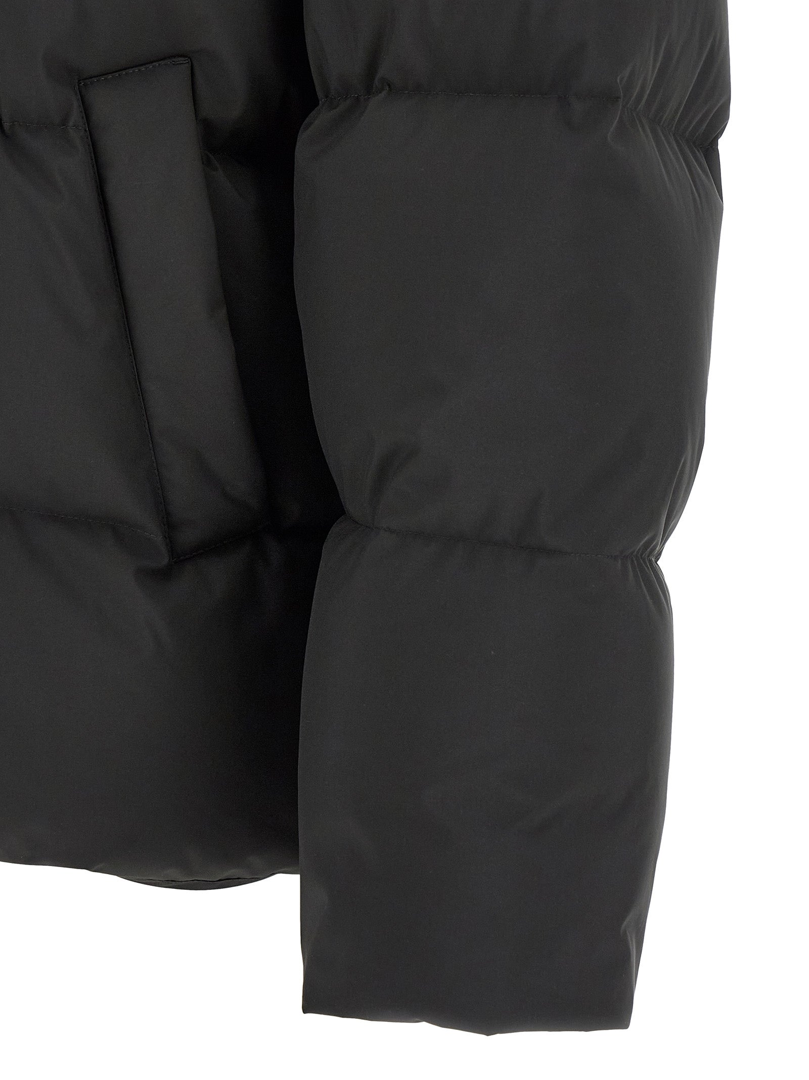 Saint Laurent Black Quilted Polyester Padded Down Jacket Men