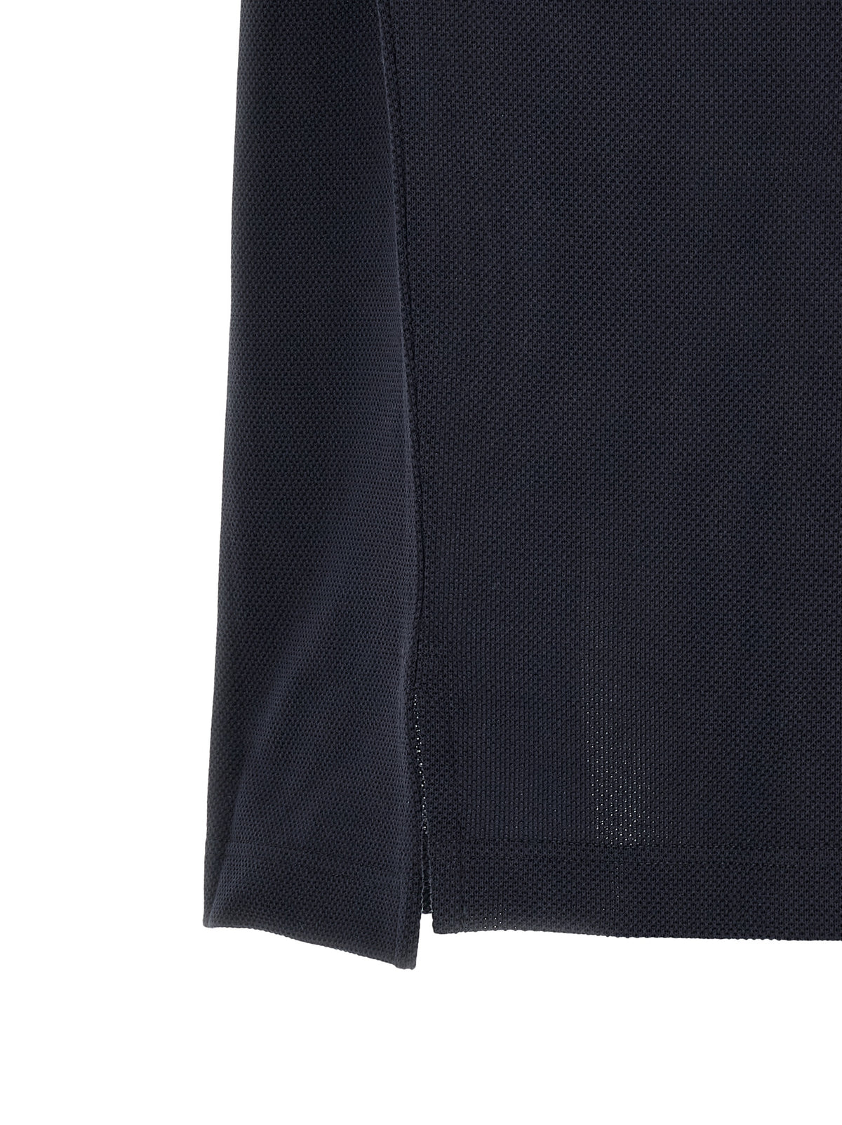 Saint Laurent Cotton Piqué Cassandre Logo Polo Shirt in Blue | Made in Italy
