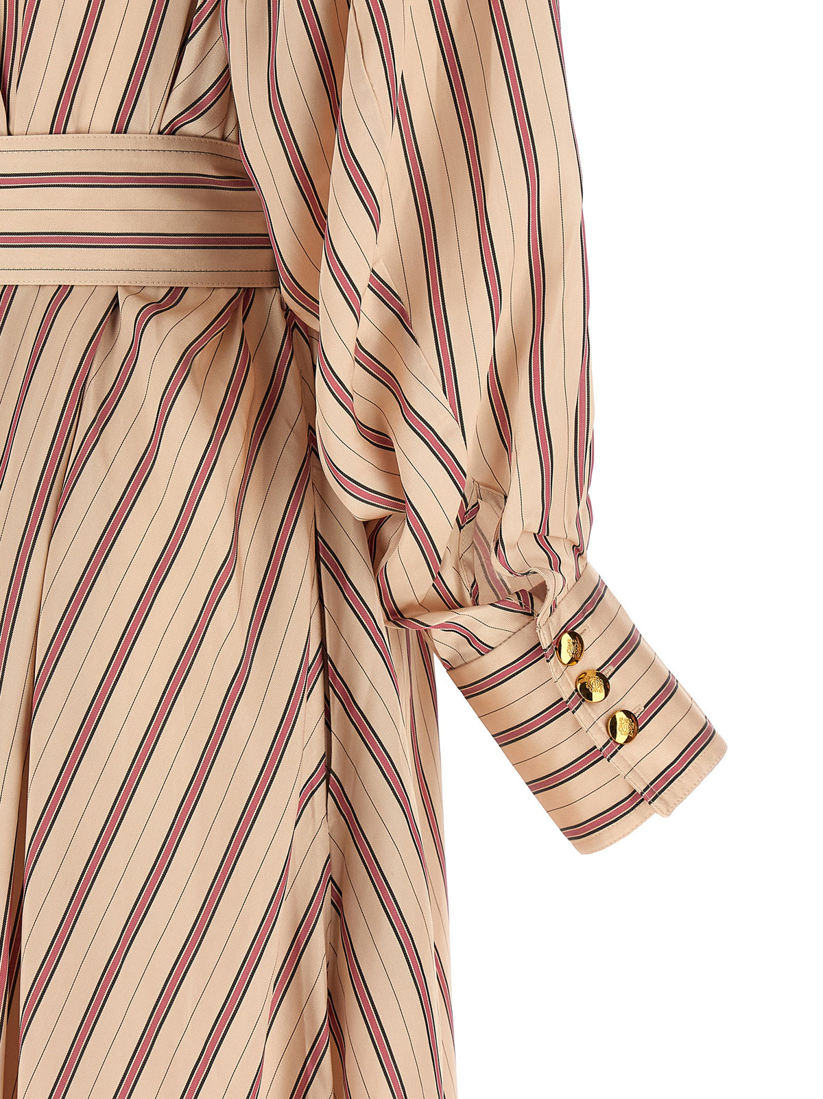 Zimmermann Valiant Viscose Midi Dress in Multicolor | Made in China