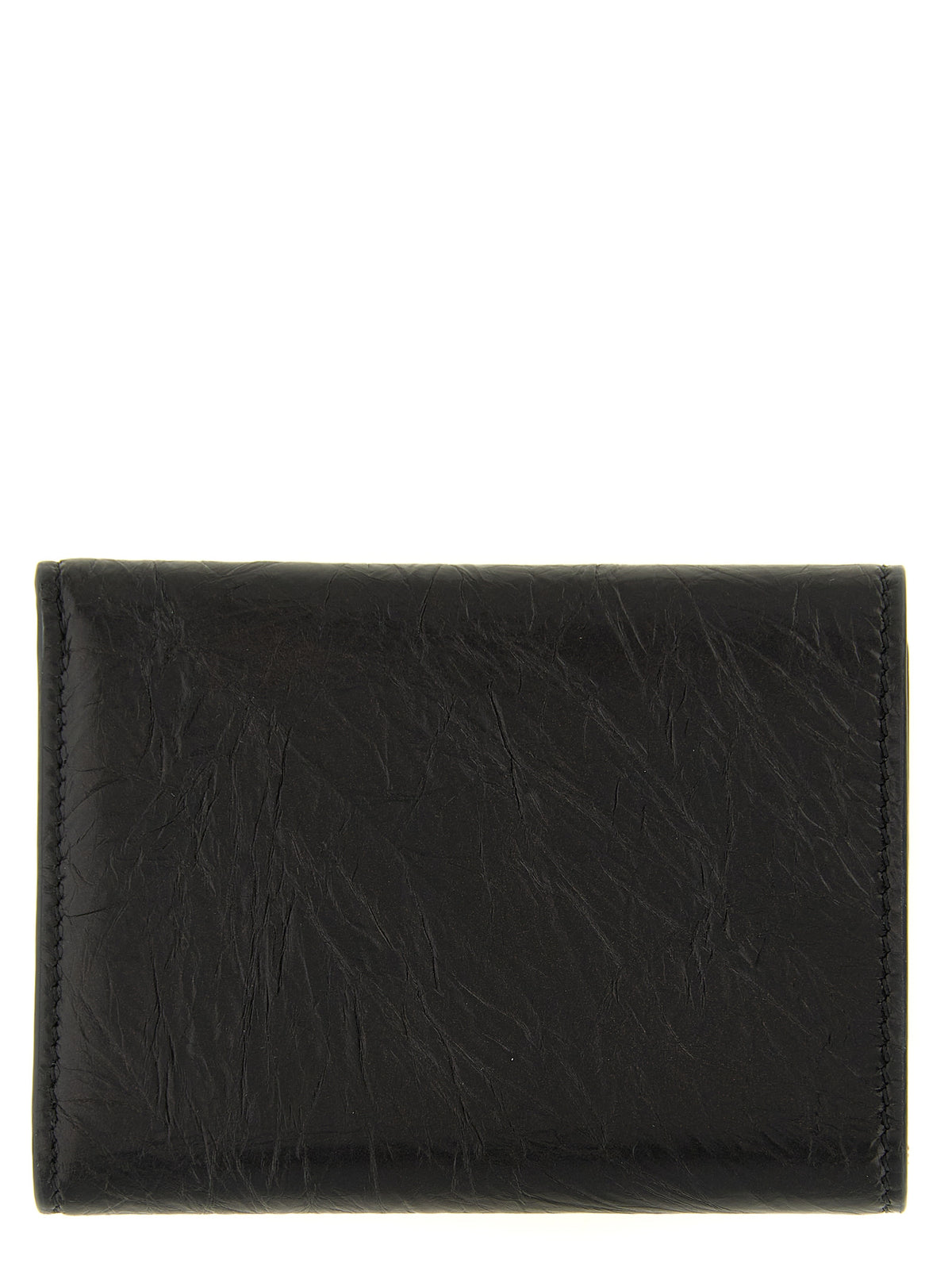Fendi Tube Calfskin Mini Wallet in Black | Made in Italy
