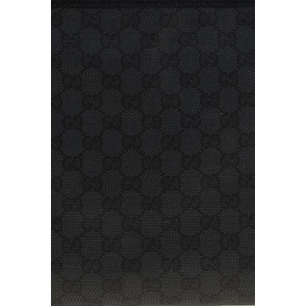 Gucci Essence Classic GG Fabric Pouch in Black | AW26