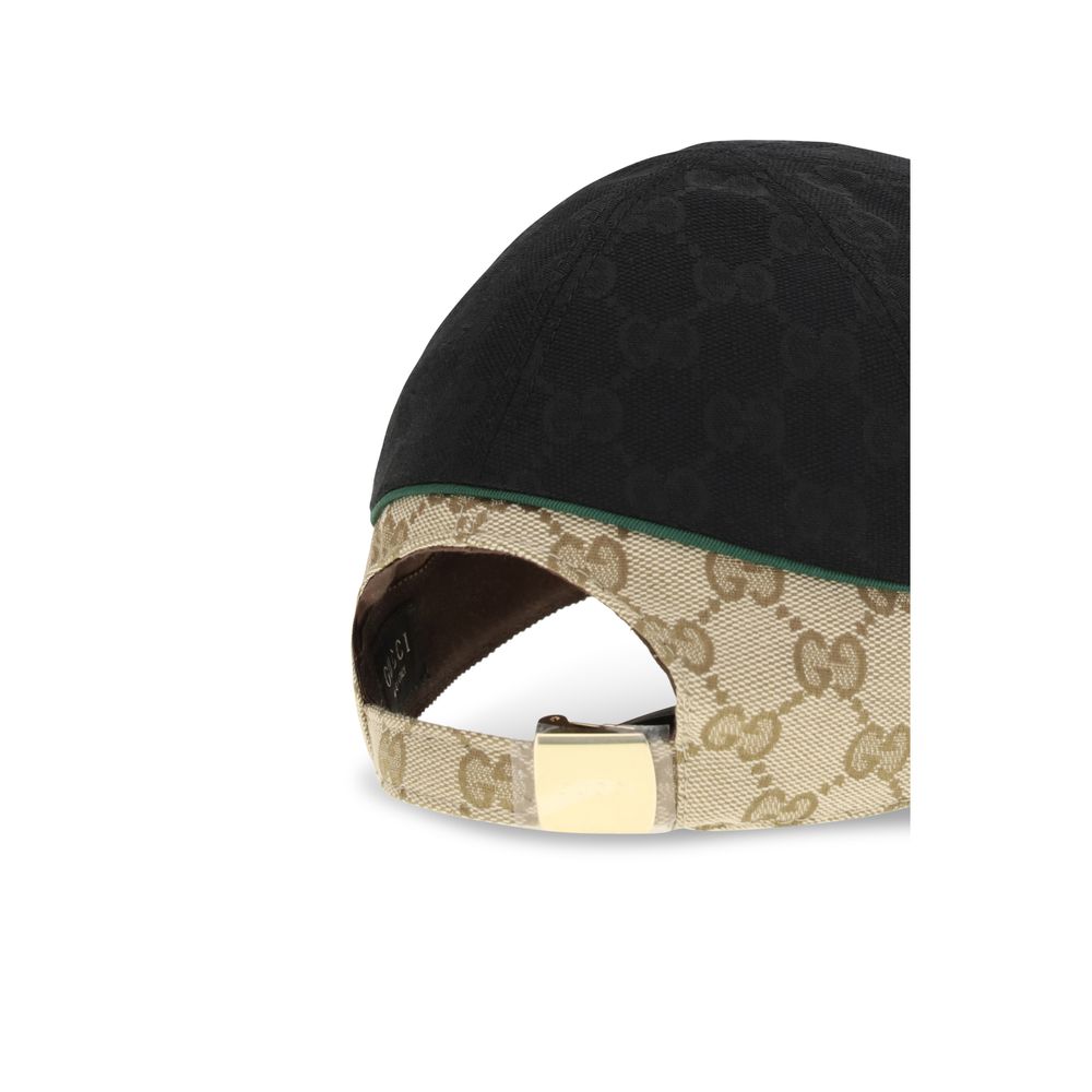 Gucci GG Fabric Baseball Hat in Black | AW26