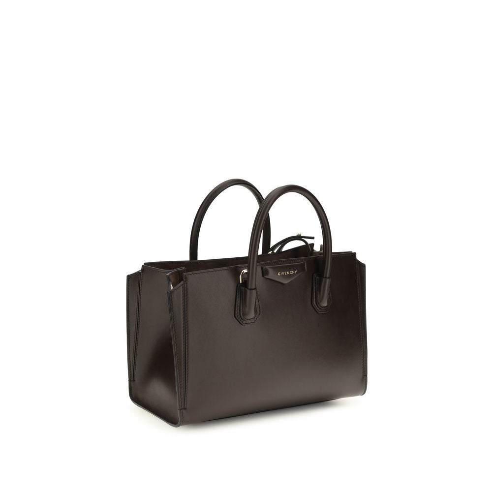Givenchy Antigona Catchall Small Calfskin Handbag in Brown | AW26