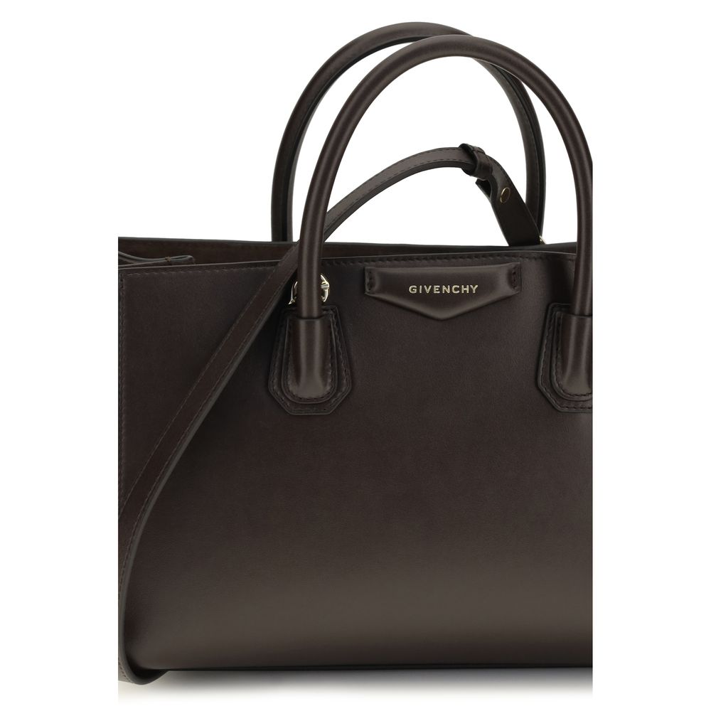 Givenchy Antigona Catchall Small Calfskin Handbag in Brown | AW26