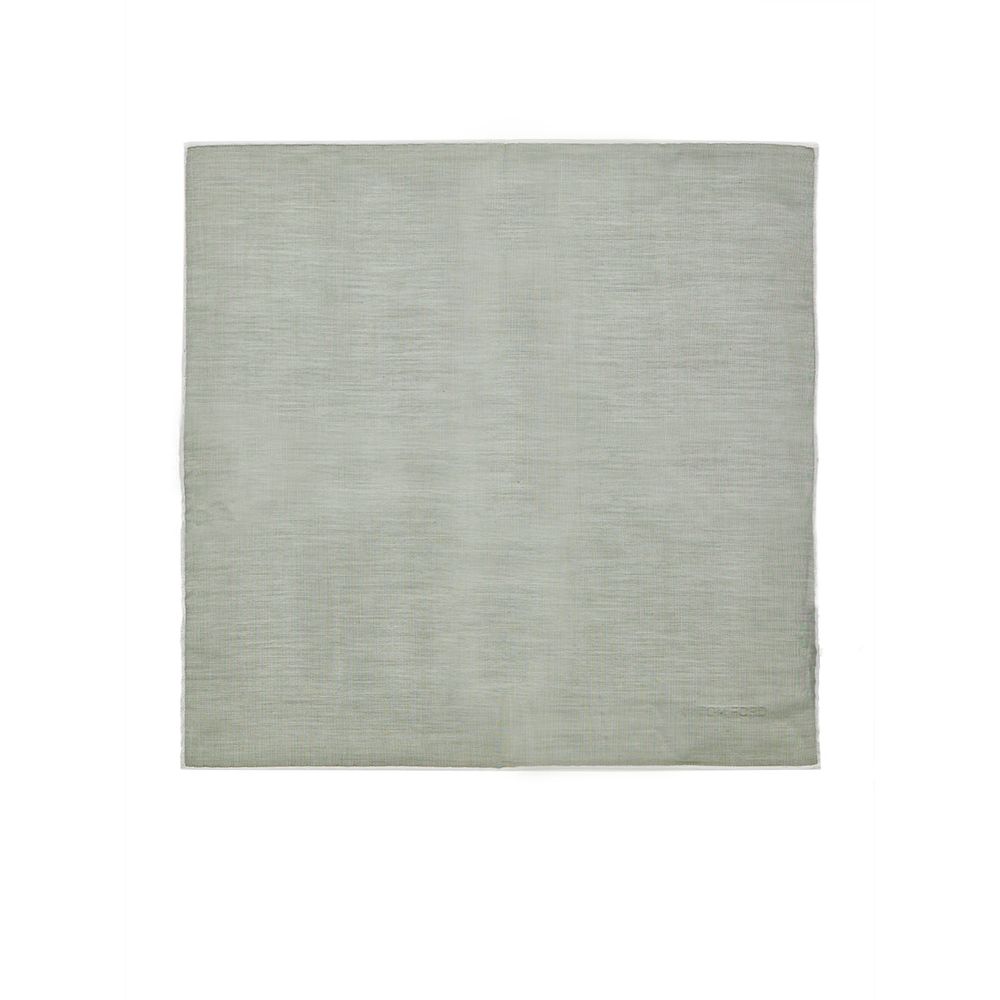 Green Cotton Pocket Square